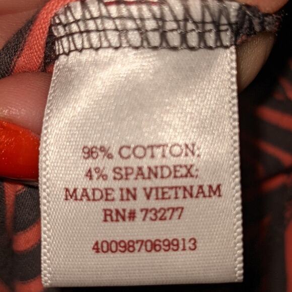 Cute Peach and gray dress/cover up - Picture 3 of 4